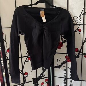 Victoria's Secret Black Long Sleeve Top
